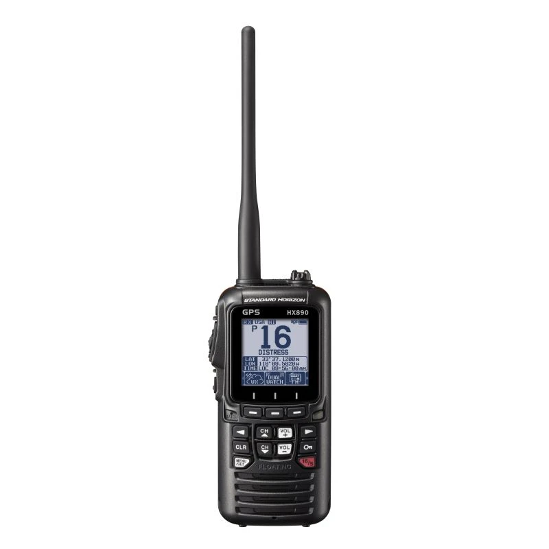 VHF Portable HX890E Avec GPS Intégré Noire - STANDARD HORIZON 3 VHF Portable HX890E Avec GPS Intégré Noire - STANDARD HORIZON